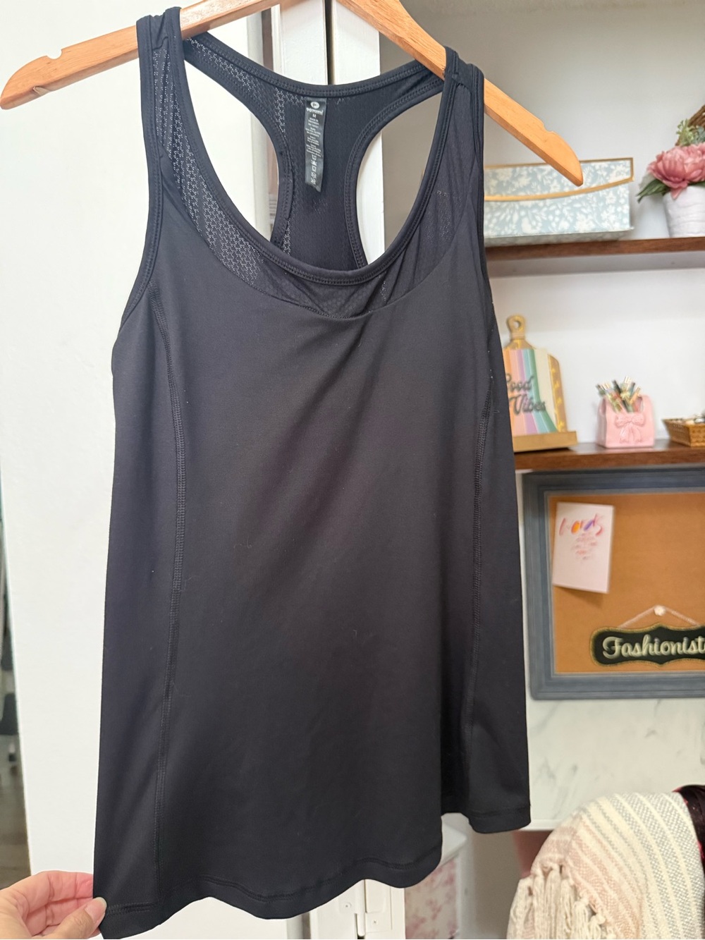 90 Degree By Reflex Black Racerback Athletic Tank